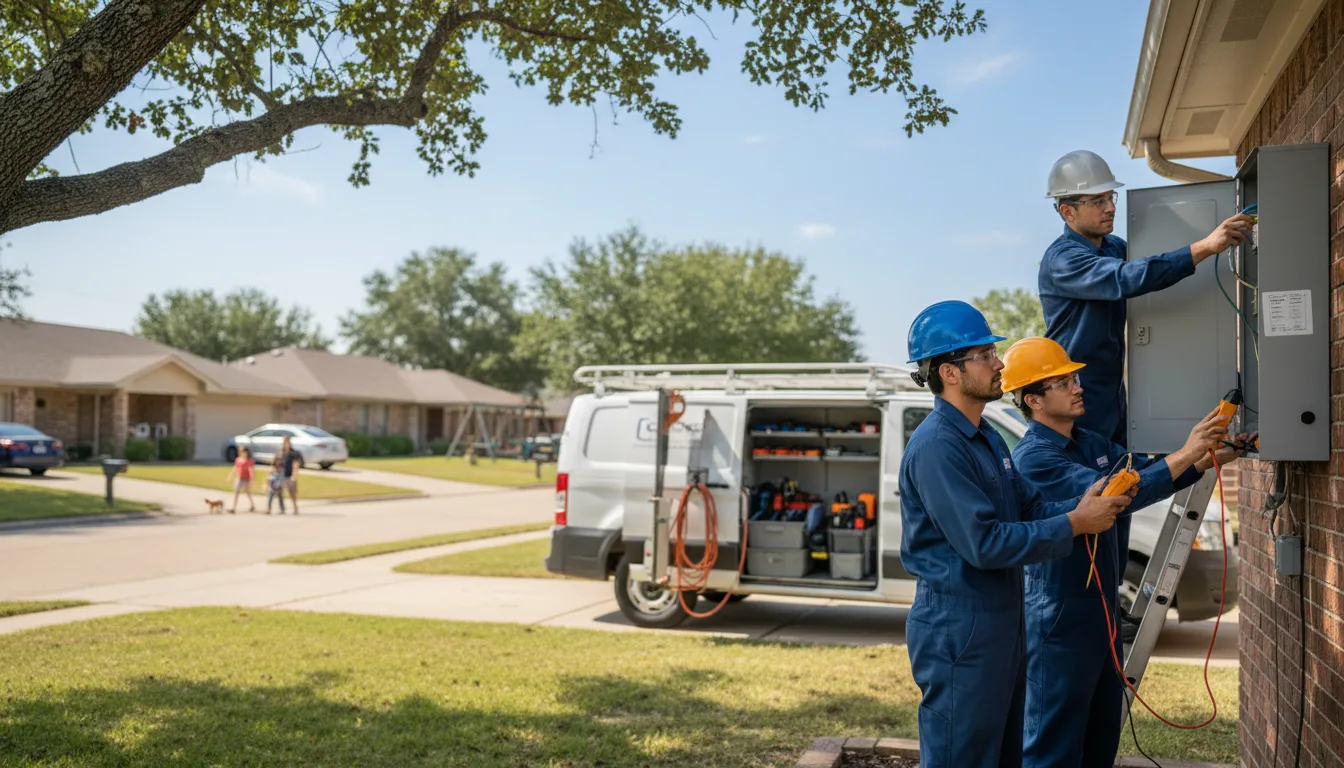 Certified electrician providing emergency electrical services in Byram, MS